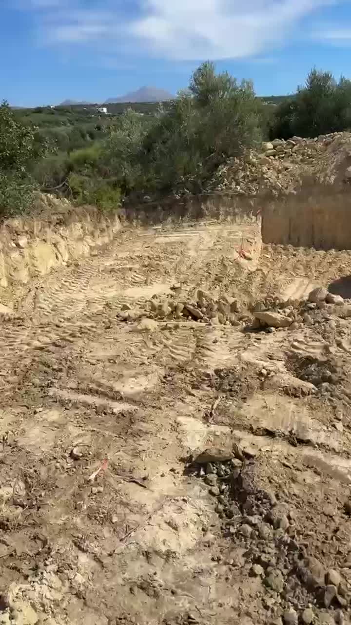 Excavation work captured in Dimitris’s site footage